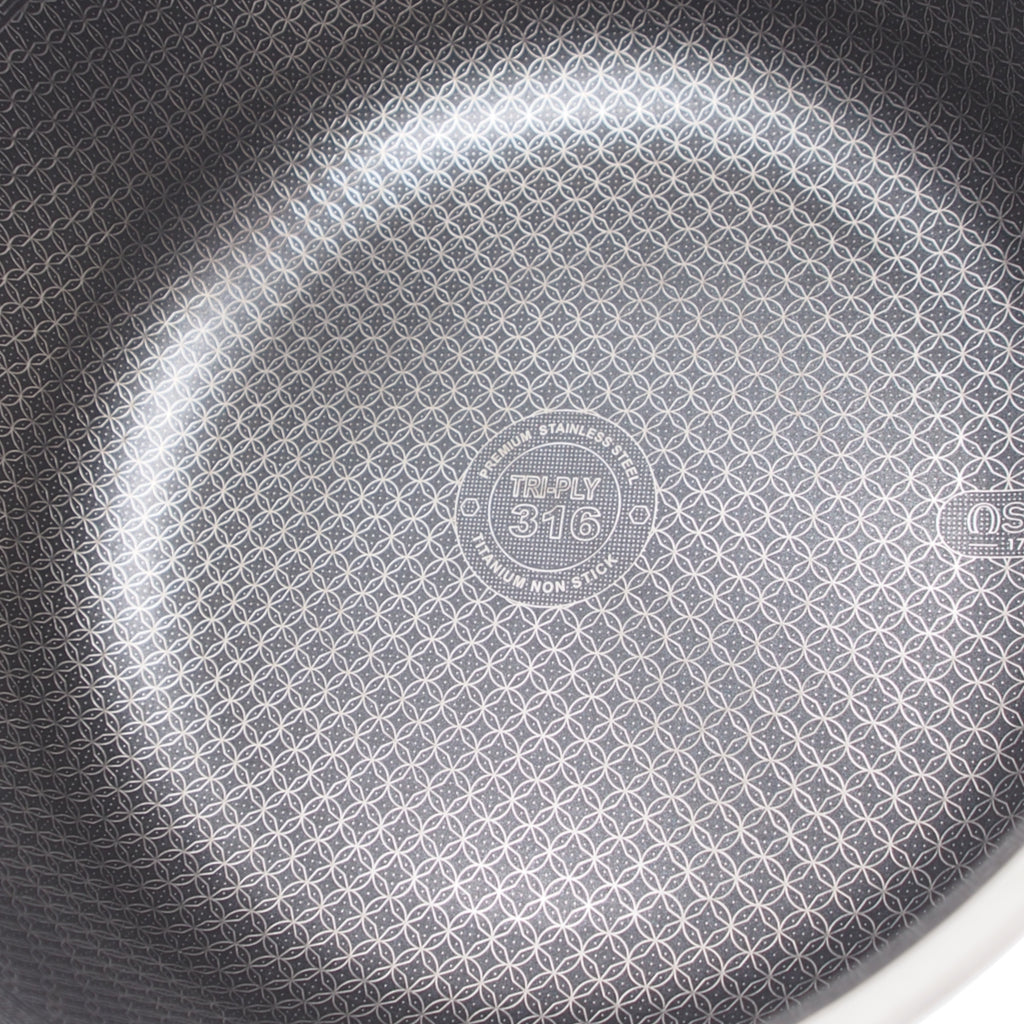 Puodas su dangčiu OSFÉ Tri-Ply, 28 cm, 8 l