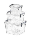3 dalių kvadratinių dėžučių rinkinys Multi Box