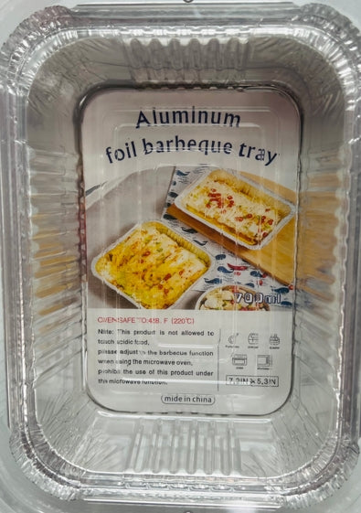 Aliumininiai kepimo indeliai, 6 vnt.