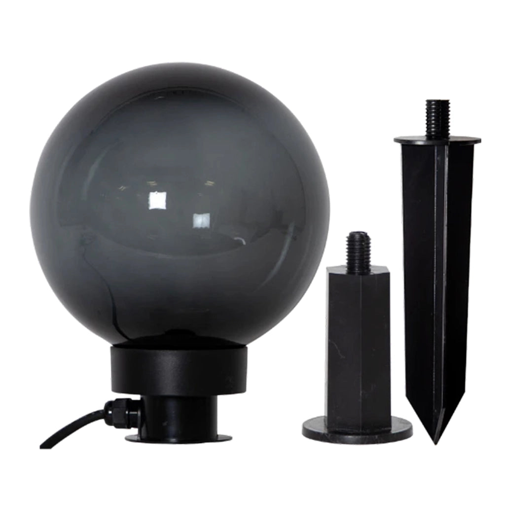 Dekoratyvinis lauko šviestuvas „Star Trading Orby“, Ø 20 cm, E27, juodas