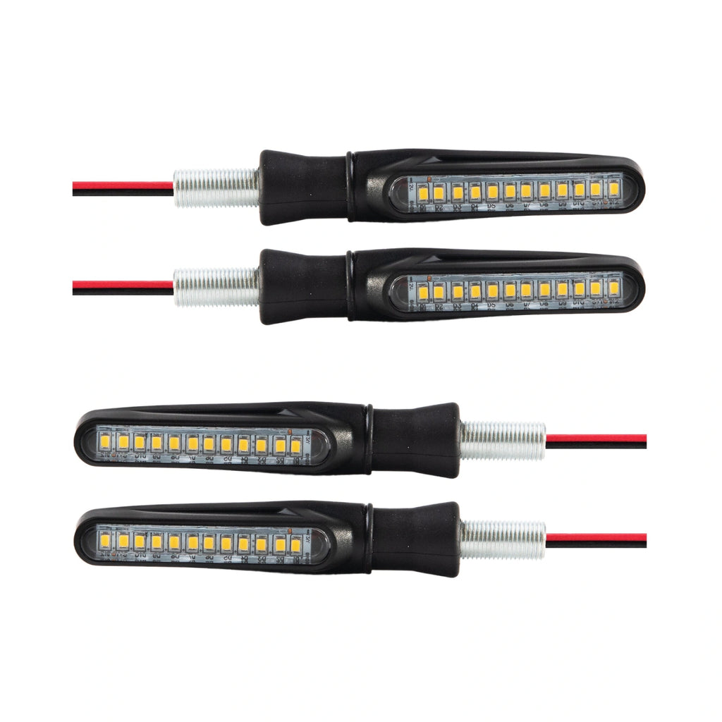 Dinaminių LED posūkių žibintų rinkinys, 4 vnt., 12 V