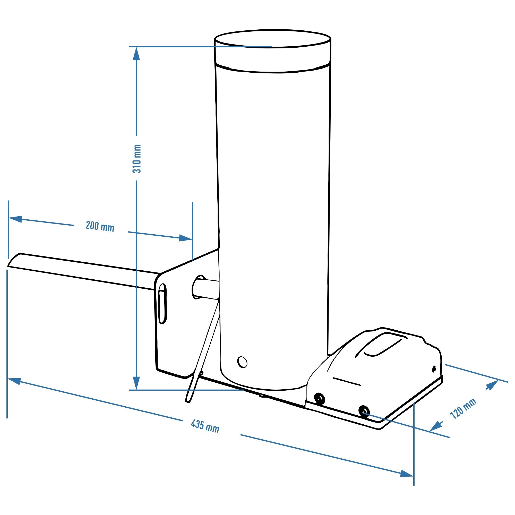 Dūmų generatorius rūkykloms  "dragON Jet 1 Long"