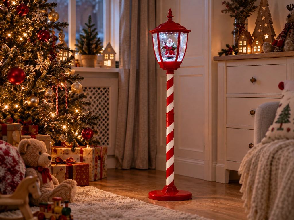 Kalėdinis LED žibintas su Kalėdų Seneliu, 150 cm