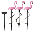 LED saulės sodo lempos – flamingas