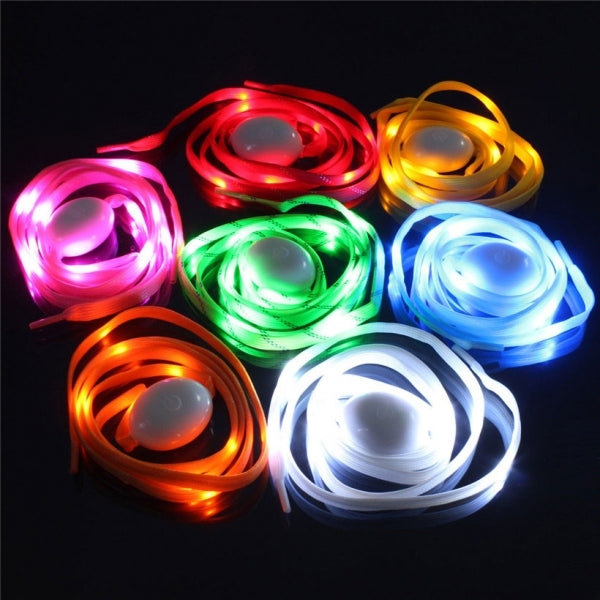 LED šviečiantys batų raišteliai - Žalia