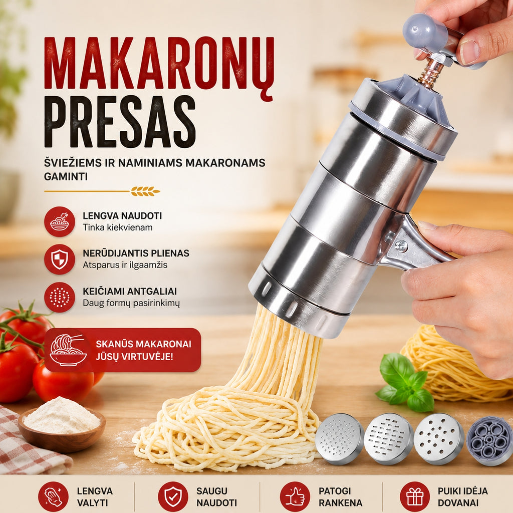 Makaronų gaminimo mašina/presas