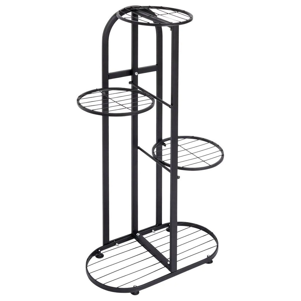 Metalinis augalų stovas 4 vazonams, 81,5 cm