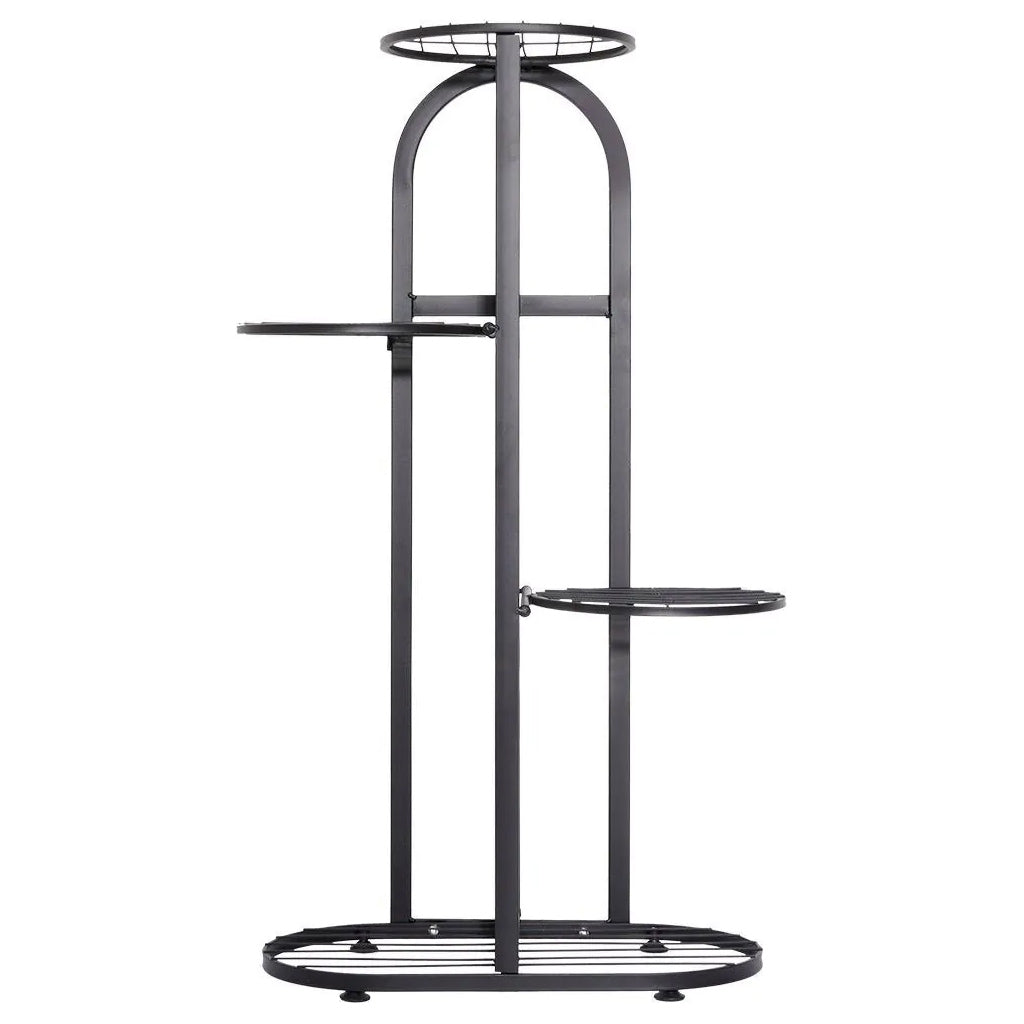 Metalinis augalų stovas 4 vazonams, 81,5 cm