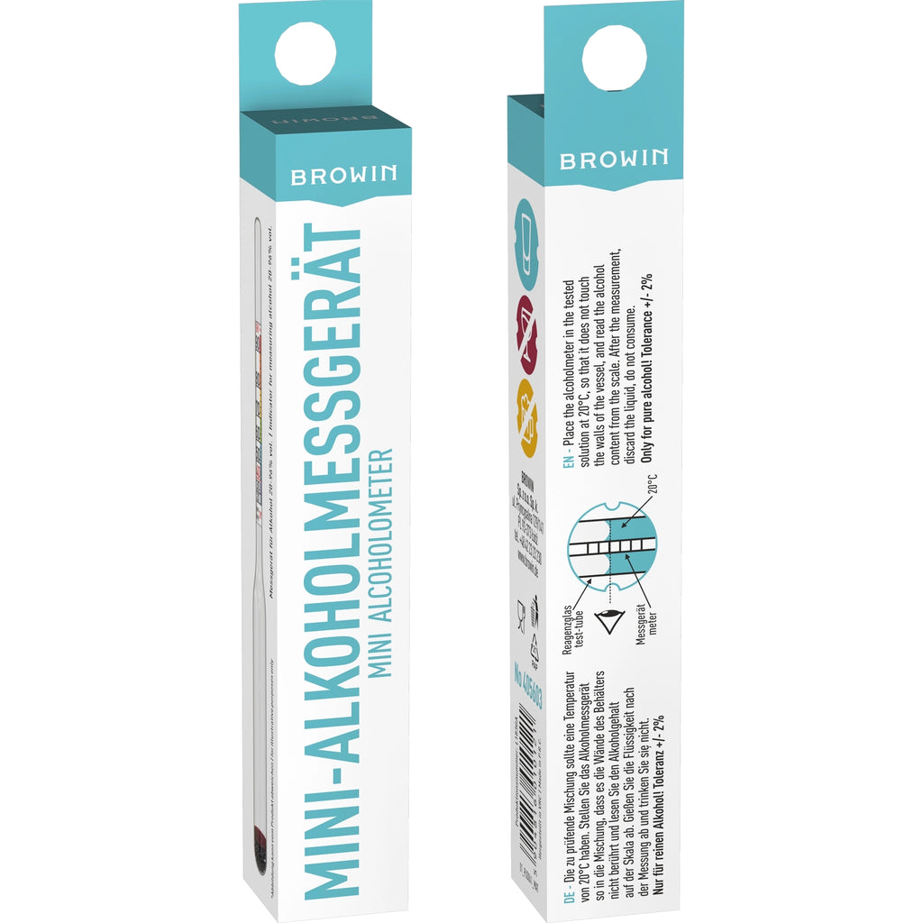 Mini alkoholio matuoklis (areometras)