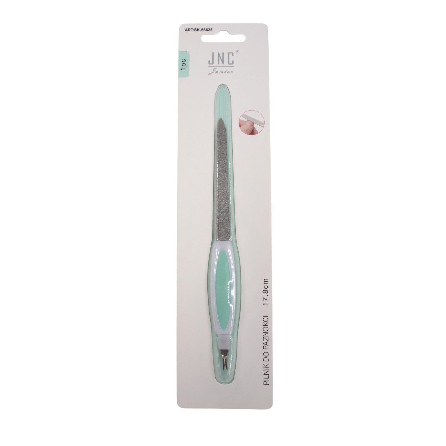 Nagų dildė su odelių stūmikliu „JNC“ – 17,8 cm