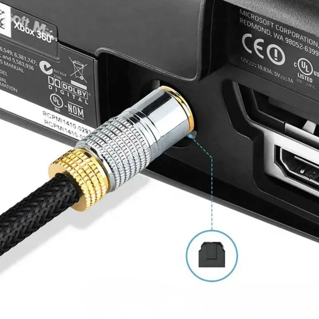 Optinis garso kabelis „Toslink–Toslink“