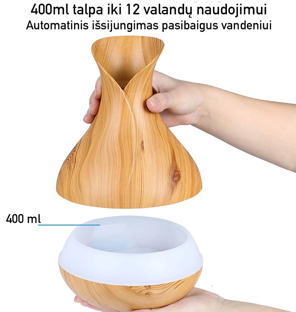 Oro Drėkintuvas, Eterinių Aliejų difuzorius - Ruda