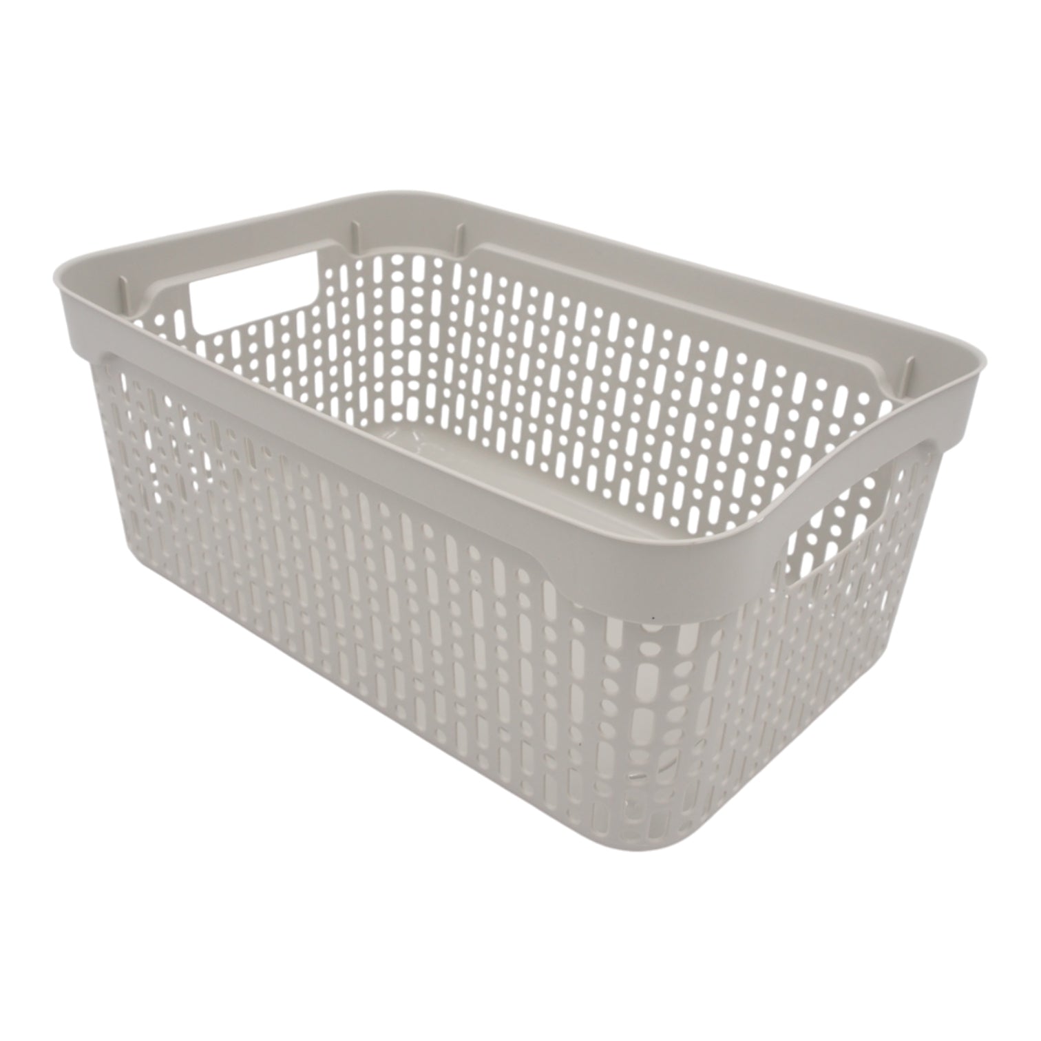 Plastikinė dėžutė su dangčiu, 30×20×13 cm BALTA