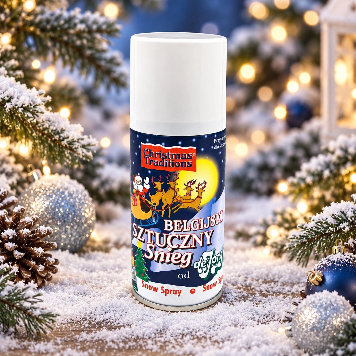 Purškiamas dirbtinis sniegas „christmas traditions“, 150 ml