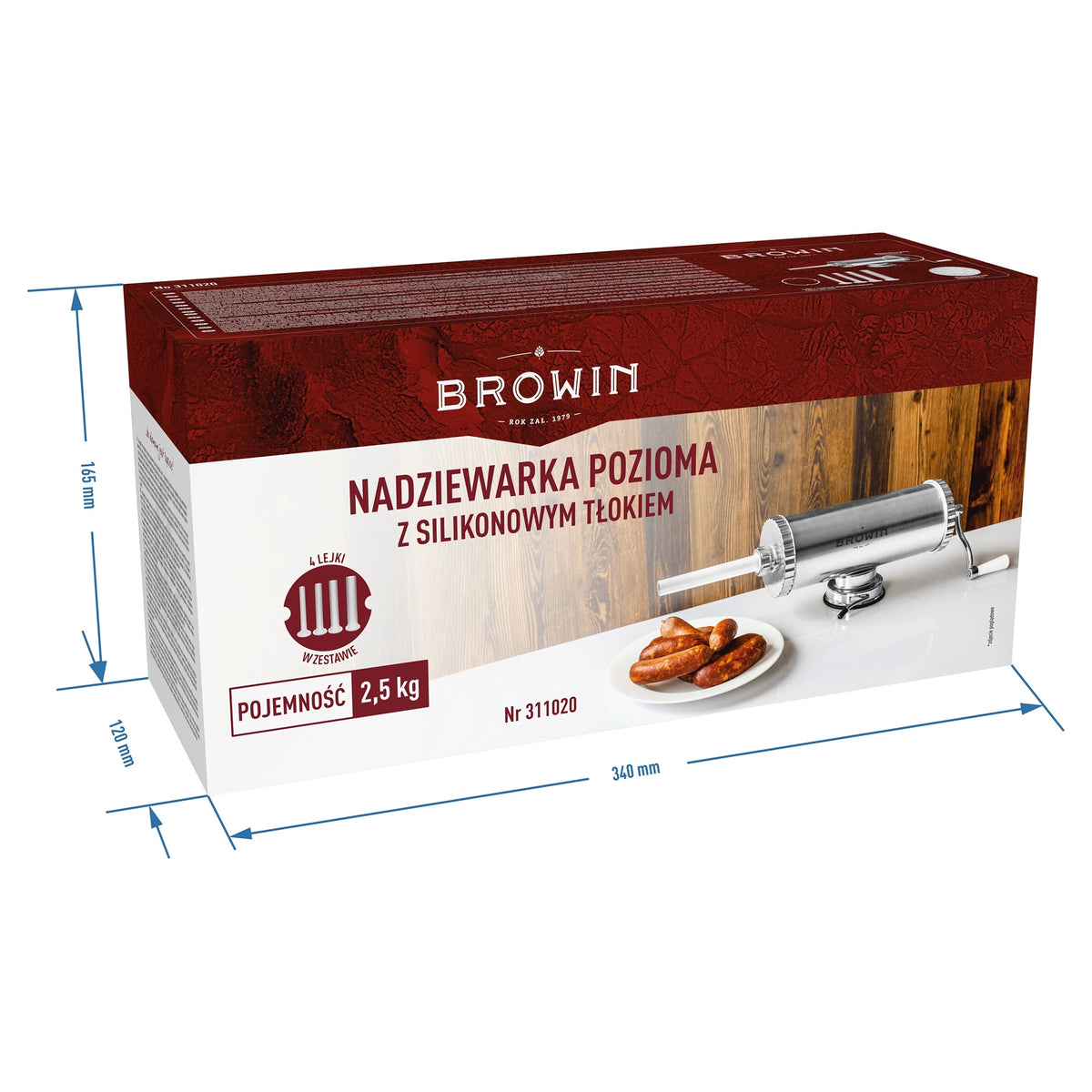 Rankinis horizontalus kimštuvas 2,5kg