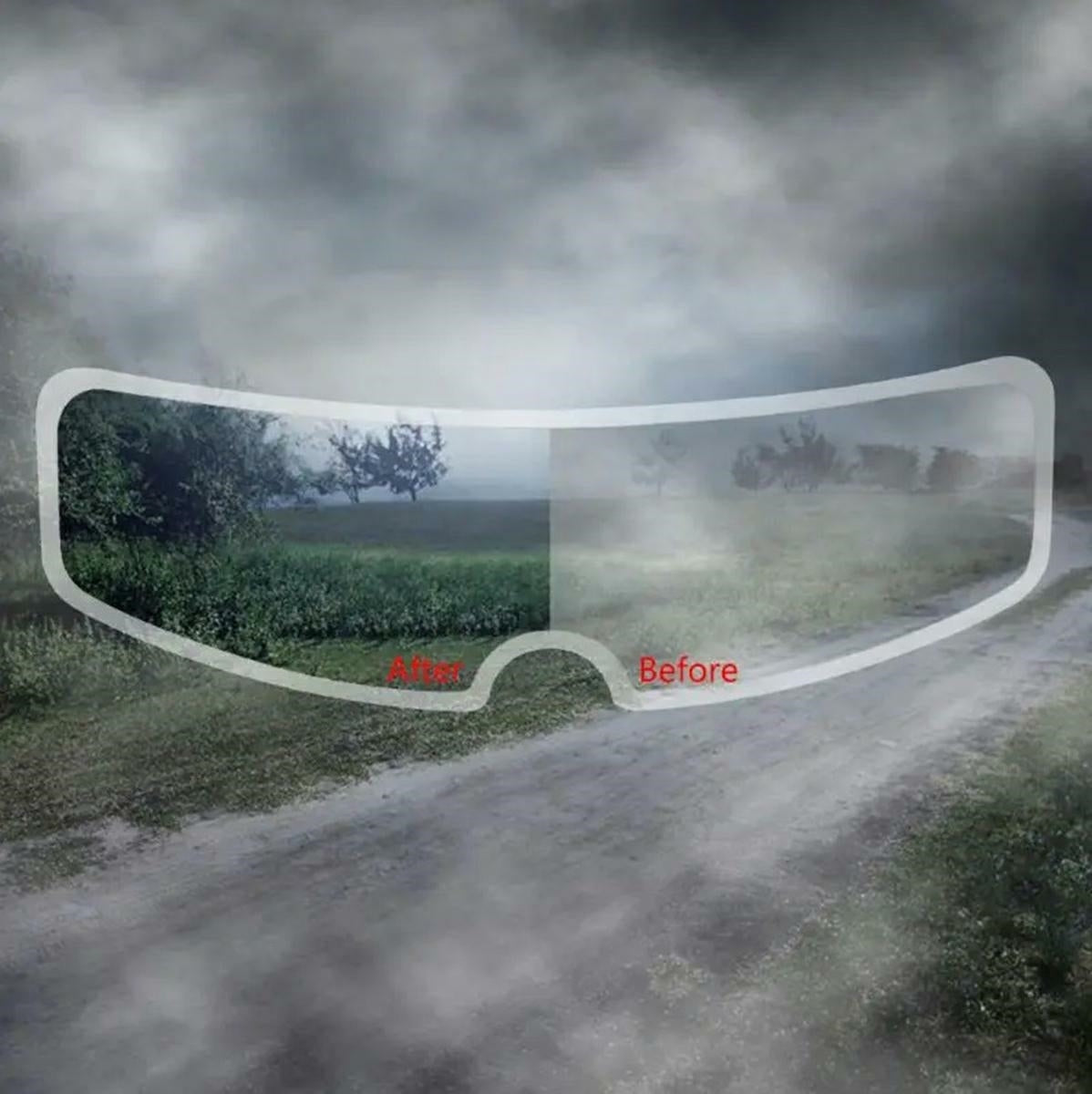 Šalmo skydelio lipdukas