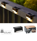Saulės šviestuvų rinkinys „Linus“ – 4 vnt., LED, šiltai balta šviesa