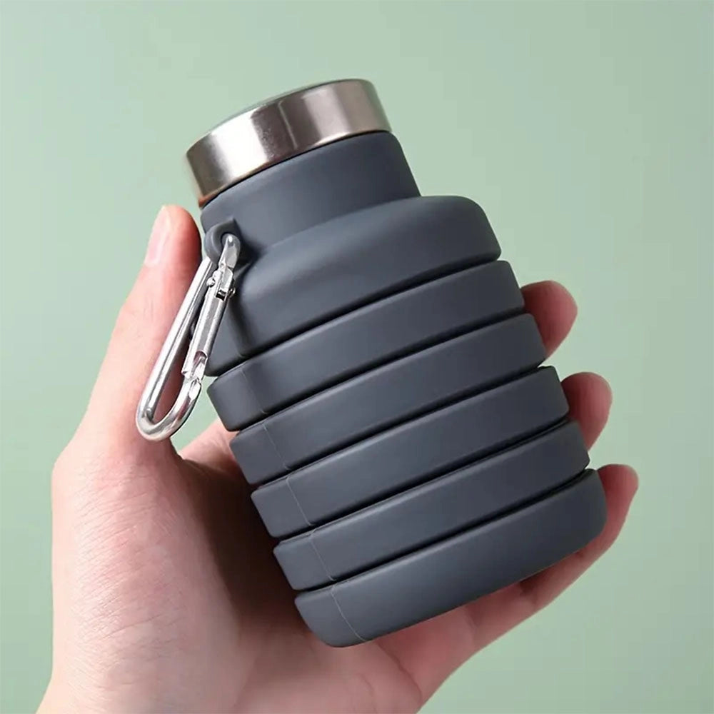 Silikoninė gertuvė 550ml. - Pilka