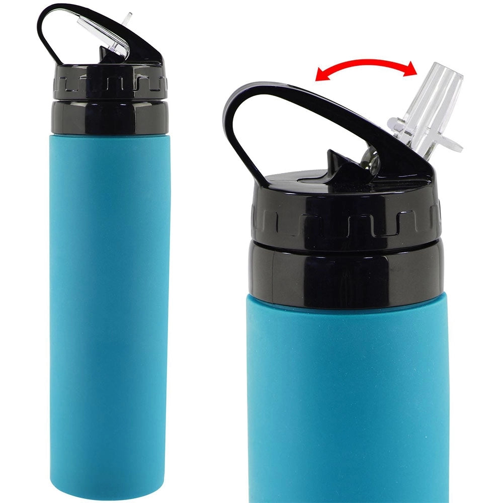 Silikoninė gertuvė 600ml. - Juoda