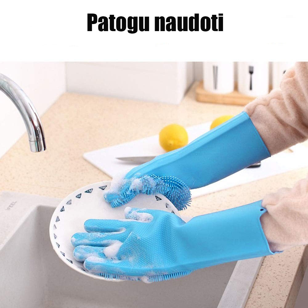 SILIKONINĖs PLOVIMO/VALYMO PIRŠTINĖS