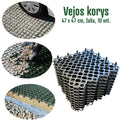 Vejos korys , 47 x 47 cm, juoda, 10 vnt.